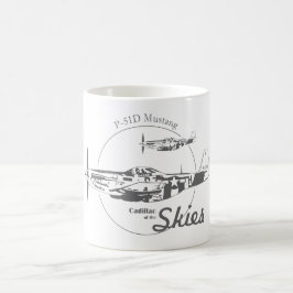 Becher P-51D Mustang USAF WWII Kaffeetasse
