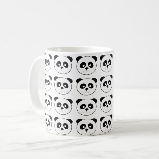 Becher Panda Kaffeetasse (Vorderseite Links)