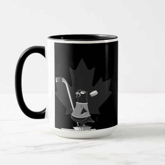 Becher Pinguine Hockey Kanada N&B Tasse (Links)