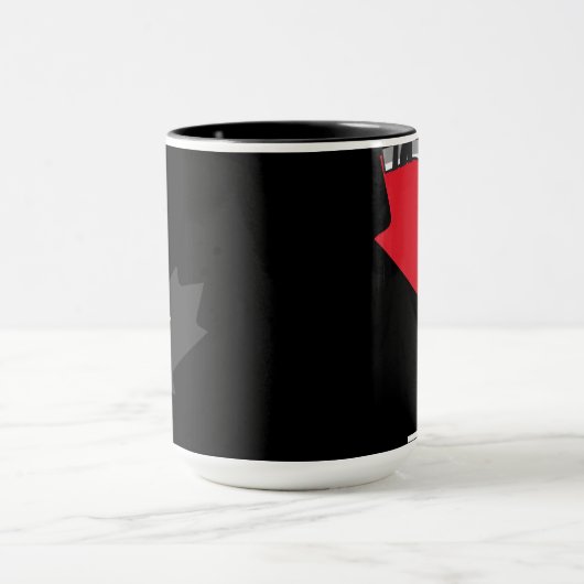 Becher Pinguine Hockey Kanada N&B Tasse (Zentrum)