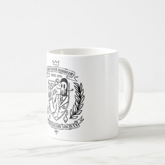 Becher Professor Schrecken societybeurteilung Kaffeetasse (VorderseiteRechts)