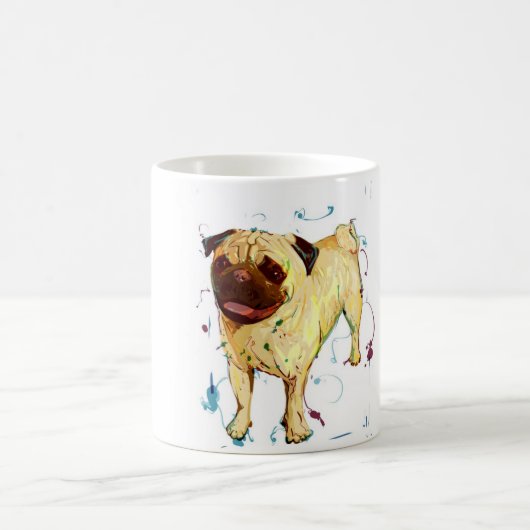 Becher pug kaffeetasse (Mittel)