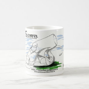 Becher Scorfel Flasche Kaffeetasse