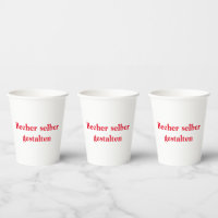 Becher selber gestalten
