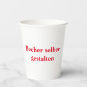 Becher selber gestalten (Vorderseite)