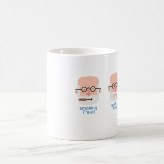 Becher Smoking, quiet, and Angry Freud Kaffeetasse (Mittel)