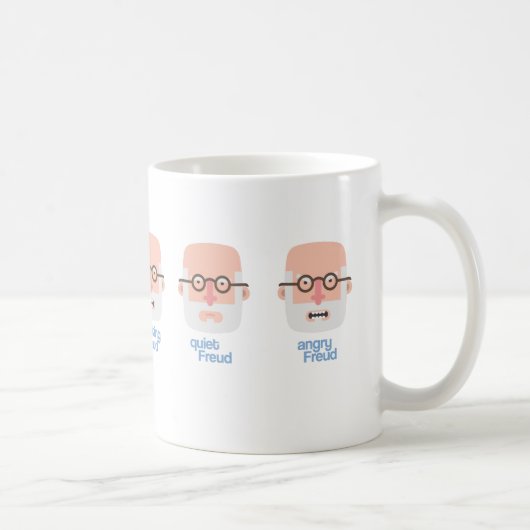 Becher Smoking, quiet, and Angry Freud Kaffeetasse (Rechts)