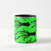Becher Squid Art Grün Tasse (Zentrum)