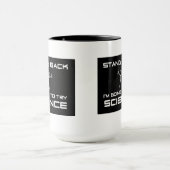 Becher Stand Back… try science Tasse (Zentrum)