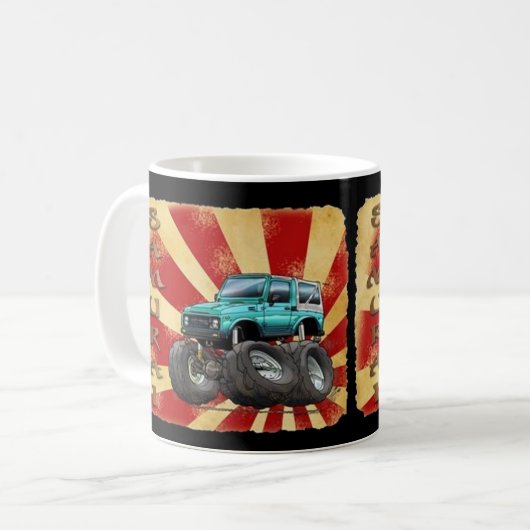 Becher Suzuki Samurai Kaffeetasse (Vorderseite Links)