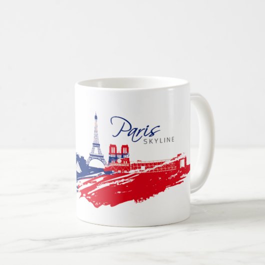 Becher/Tasse Paris Kaffeetasse (VorderseiteRechts)