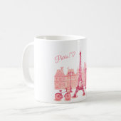 Becher/Tasse Paris Kaffeetasse (Vorderseite Links)