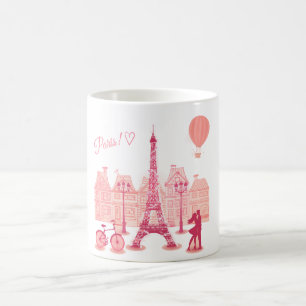 Becher/Tasse Paris Kaffeetasse