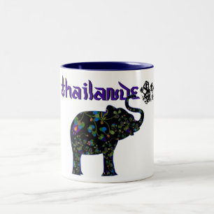 Becher Thailand 2 Zweifarbige Tasse