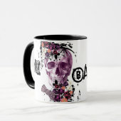 Becher Totenkopf J2M Tasse (Vorderseite Links)