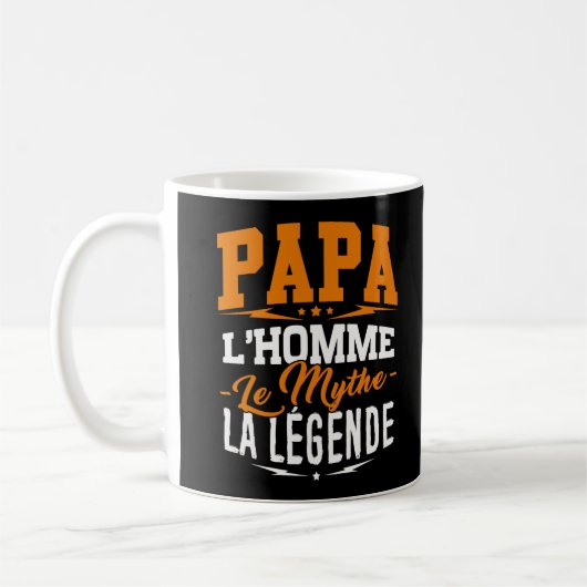 Becher Vater - Papa, der Mensch, der Mythos, die Kaffeetasse (Links)