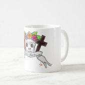 Becher weiß Frida Love Kaffeetasse (VorderseiteRechts)