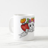 Becher weiß Frida Love Kaffeetasse (Vorderseite Links)