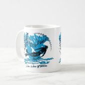 Becher weiß Tauchhaifisch Kaffeetasse (Vorderseite Links)