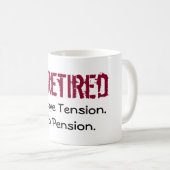 Becher werde ich zurückgezogen kaffeetasse (VorderseiteRechts)