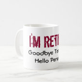 Becher werde ich zurückgezogen kaffeetasse (Vorderseite Links)