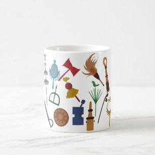 Becher Werkzeuge der Orixás Kaffeetasse
