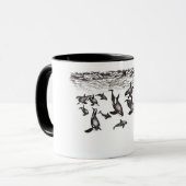 Becher with Original Orca Design Tasse (Vorderseite Links)