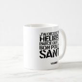 BECHER: Zitat - Voltaire Kaffeetasse (VorderseiteRechts)