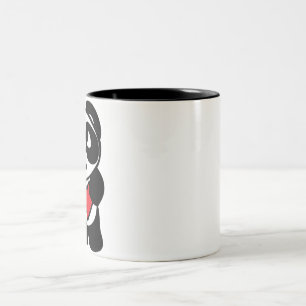 Becher zwei Tons Panda Zweifarbige Tasse