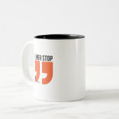 Becher Zweifarbige Tasse (Vorderseite Links)