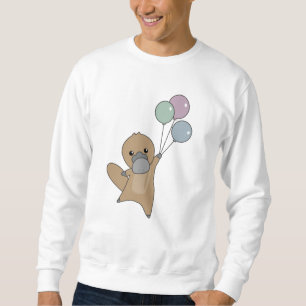 Becherfliegen mit Balloons süße Tiere Kinder Sweatshirt