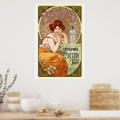 Bechers Bitters, 1807, Art Nouveau Poster (Küche)