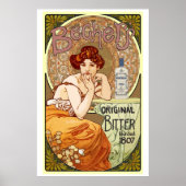 Bechers Bitters, 1807, Art Nouveau Poster (Vorne)