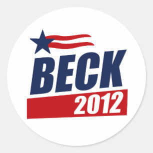 Beck 2012 runder aufkleber