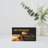 Becken, John-Schlagzeuger, Visitenkarte (Stehend Vorderseite)