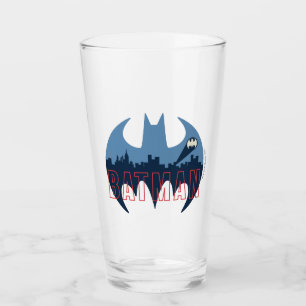 Becken-Logo mit Gotham- und Bat-Signal Glas