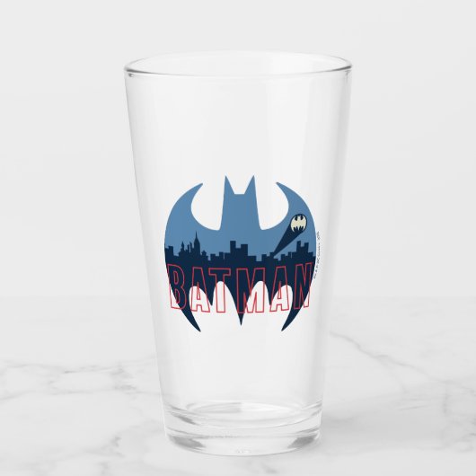 Becken-Logo mit Gotham- und Bat-Signal Glas (Vorderseite)