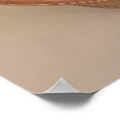 Becken mit geometrischen Mustern Poster (Ecke)