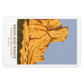 Becken und Bereich Nationaldenkmal Nevada Vintag Magnet (Horizontal)