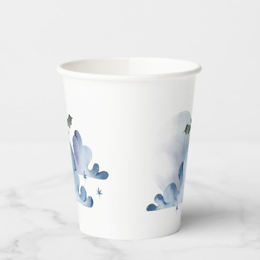 Becken und Wolken Pappbecher (Links)