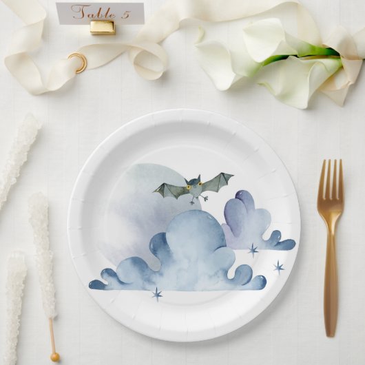 Becken und Wolken Pappteller (Hochzeit)