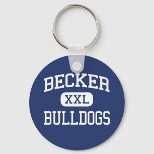 Becker - Bulldogs - High School - Becker Minnesota Schlüsselanhänger
