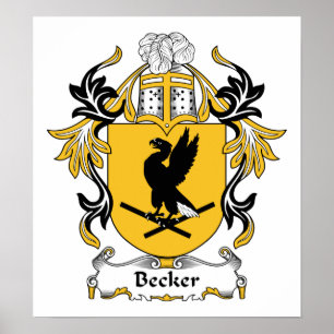 Becker Familienwappen Poster