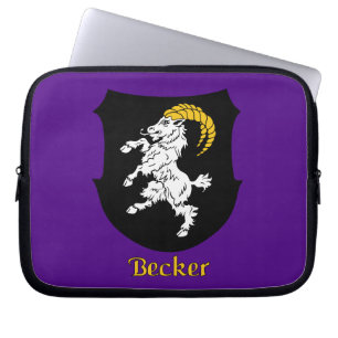Becker Historischer Schild Laptopschutzhülle