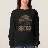 Becker Vintage Sunset Distressed Sweatshirt (Vorderseite)
