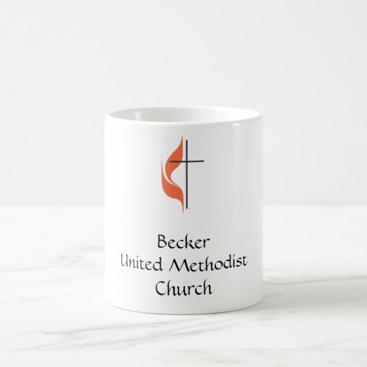 BeckerUnited MethodistChurch Kaffeetasse (Mittel)