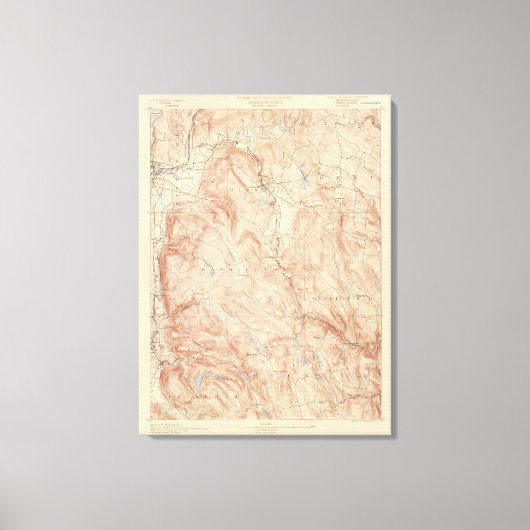 Becket, Massachusetts Leinwanddruck (Vorderseite)