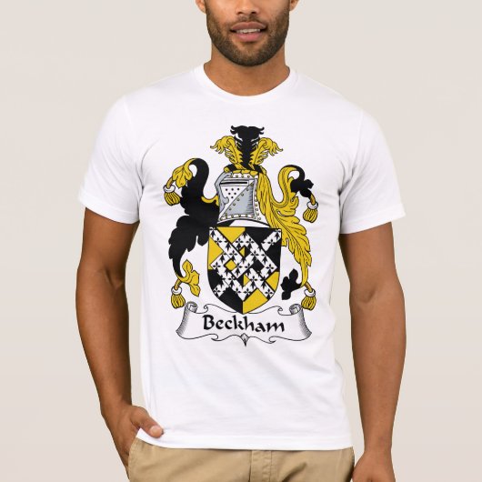 Beckham Familienwappen T-Shirt (Vorderseite)