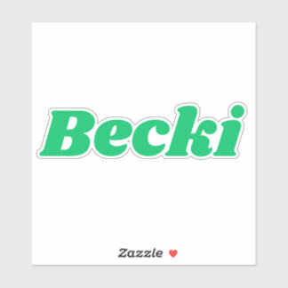 Becki Aufkleber