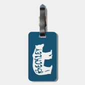 Beckley West Virginia Bear Gepäckanhänger (Rückseite vertikal)